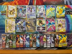 Pokemon Card Lot Full Art Alt Art Fire Pikachu Glaceon 29 Cards - Image 1