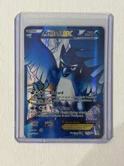 2013 Pokemon Articuno Team Plasma Storm Black & White Full Art EX 132/135- MP - Image 1