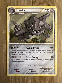 Pokemon TCG Steelix HSUnleashed 24/95 Regular Rare NM - Image 1