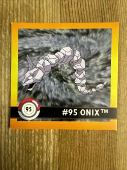 Pokemon 1999 Artbox Series 1 Stickers Onix #95 - Image 1