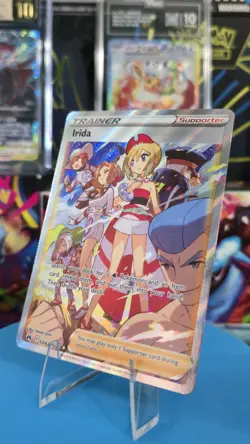 Pokemon Irida Full Art Trainer Supporter Ultra Rare Holo GG63/GG70 Crown Zenith - Image 1