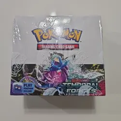 Pokemon TCG Temporal Forces Booster Box Factory Sealed 36 Packs Tight Wrap - Image 1