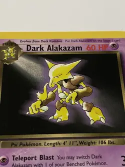 Pokemon TCG Dark Alakazam 18/82 Team Rocket Set First Edition Non-Holo Excellent - Image 4
