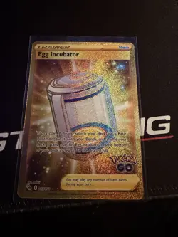 Pokemon TCG Egg Incubator Holo Secret Rare Card 087/078 Pokemon Go - Image 1