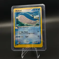 Wailord 14/109 EX Ruby & Sapphire Holo LP Pokemon 2003 - Image 1