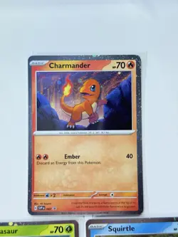 Bulbasaur 046 Charmander 047 Squirtle 048 Holo Pokemon 151 Poster Promo Set - Image 2