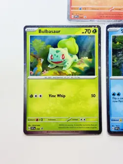 Bulbasaur 046 Charmander 047 Squirtle 048 Holo Pokemon 151 Poster Promo Set - Image 3