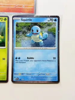 Bulbasaur 046 Charmander 047 Squirtle 048 Holo Pokemon 151 Poster Promo Set - Image 4