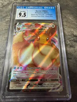 2021 Pokemon VMAX Eevee Black Star Promos SWSH087 Shining Fates Elite CGC 9.5 - Image 1