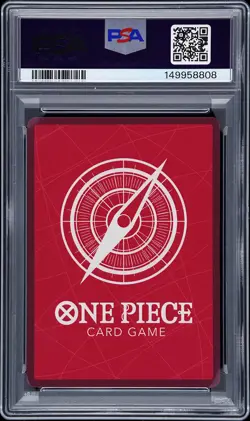 2022 ONE PIECE STARTER DECK ST01-STRAW HAT CREW #001 MONKEY D. LUFFY PSA 10 - Image 2