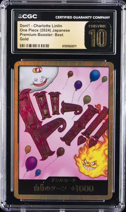 2024 ONE PIECE JAPANESE GOLD DON!! - CHARLOTTE LINLIN CGC 10 PRISTINE - Image 1