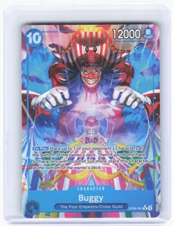 2024 One Piece—Buggy #OP09-051 Emperors in the New World—Rare Foil [Alt Art] - Image 1