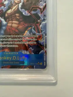 Monkey D. Luffy One Piece Op11-118 A Fist Of Divine Speed Alt Art PSA 10 - Image 5