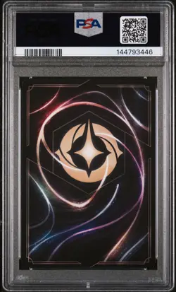 2025 DISNEY LORCANA EN 8-REIGN OF JAFAR FOIL ALICE COURAGEOUS KEYHOLDER PSA 8 - Image 2