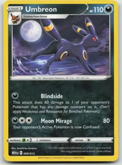 Umbreon 009/015 McDonald's Promos 2024 Promo Pokemon TCG Card - Image 1