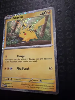 Holo PIKACHU Card • Foil 002/015 • 2025 McDonald’s Promo • POKEMON TCG T04 - Image 3