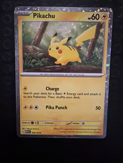 Holo PIKACHU Card • Foil 002/015 • 2025 McDonald’s Promo • POKEMON TCG T04 - Image 5