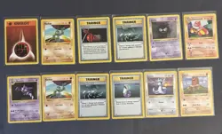 Shadowless Charmeleon, Haunter, and Other Base Set WOTC Pokemon Card Lot NM/M - Image 1