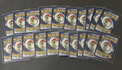 1st Ed Fossil Golem, Horsea, and Other WOTC Pokemon Card Lot NM - Image 2