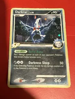 Darkrai G LV 58 Holo 3/111 Team Galactic Rising Rivals English Played Card - Image 1