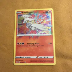 Pokemon Card Reshiram Amazing Rare (017/072) - Shining Fates NM - Image 1