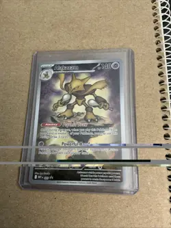 Pokemon Alakazam TCG Black Star Promo Card 009 Mega Evolution Z101 - Image 1