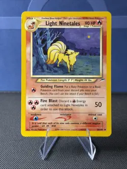 🔥 Light Ninetales 50/105 Unlimited Non Holo LP | Neo Destiny 2002 Pokemon Card - Image 1