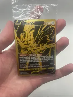 SEALED SWSH076 Zacian V Black & Gold Full Art Pokemon TCG Promo Card - Image 3