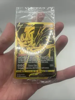 SEALED SWSH076 Zacian V Black & Gold Full Art Pokemon TCG Promo Card - Image 4