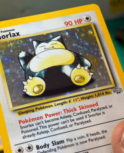Snorlax 11/64 Holo Unlimited Jungle Holo Rare HP Pokemon Card - Image 3