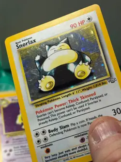 Snorlax 11/64 Holo Unlimited Jungle Holo Rare HP Pokemon Card - Image 4