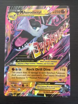 Pokemon TCG M Aerodactyl EX Rare Card XY98 XY Promo - Image 1