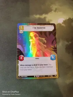 Star Wars Unlimited LotF Hyperspace Foil Card LOF992 The Daughter - Image 1