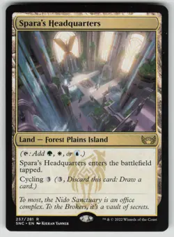 MTG Streets of New Capenna #257 Spara's Headquarters Near Mint Rare - Image 1