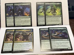 MTG Teenage Mutant Ninja Turtles Lot Of 8 Green Mana Uncommons TMNT Pack Fresh - Image 1