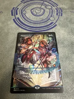 Think Twice MTG SHOWCASE FOIL M0425 / Magic Foundations - Image 2