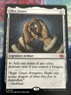 Mox Jasper Tarkir: Dragonstorm Regular NM-M Unplayed MTG 0246 - Image 1