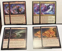 MTG Teenage Mutant Ninja Turtles Lot Of 8 Red Mana Uncommons TMNT Pack Fresh - Image 1