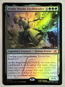 MTG / Avatar Kyoshi, Earthbender / TLE / #130 / FOIL / Mythic / NM - Image 1
