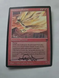 Firestorm Phoenix Artist Proof SIGNED By Jeff Menges Mtg - Image 1