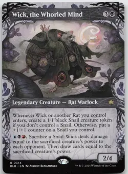Wick, the Whorled Mind (Showcase) (314) Bloomburrow NM - MTG - Image 1