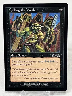 Culling the Weak - Exodus Regular ~LP~ Magic The Gathering MTG - Image 1