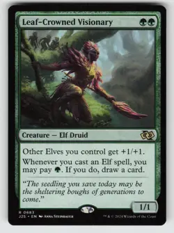 Leaf-Crowned Visionary *Non-Foil* J25 683 NM - Image 1