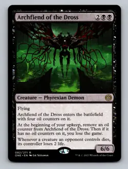Archfiend of the Dross R Phyrexia: All Will Be One 82 NM - Image 1