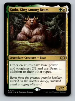 Kudo, King Among Bears R Modern Horizons 3 192 NM - Image 1