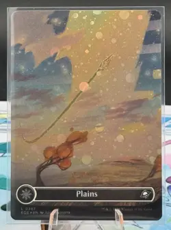Plains Borderless Galaxy Foil - EOE 0367 - NM - MTG Magic - Image 1