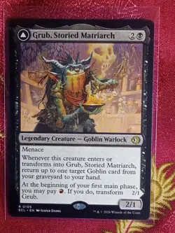 Gurb, Storied Matriarch / Grub, Nortorious Auntie Lorwyn Eclipsed Magic MTG - Image 1
