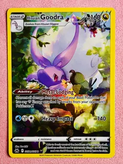 Hisuian Goodra GG21/GG70 | Crown Zenith Galarian Gallery Pokemon Card Holo | NM - Image 1