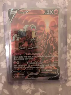 Entei v Crown Zenith Galarian Gallery Holo Ultra Rare Pokemon TCG GG36/GG70 - Image 1