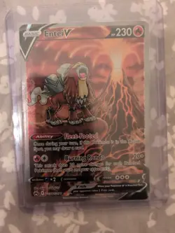 Entei v Crown Zenith Galarian Gallery Holo Ultra Rare Pokemon TCG GG36/GG70 - Image 2